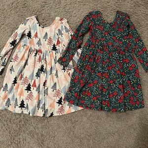 Hanna Anderson holiday dress size 6-7